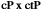 cP x ctP