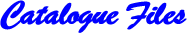 Catalogue Files